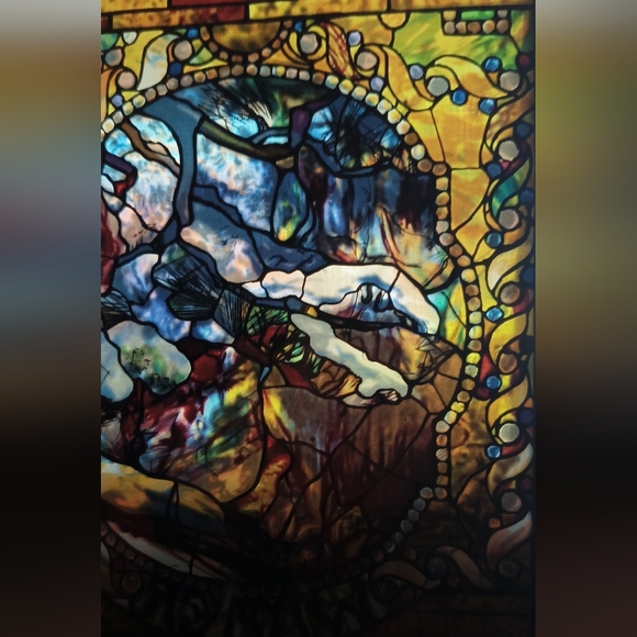 Ebros Louis Comfort Tiffany Four Seasons Collection Winter Stained Glass - Picture 4 of 8